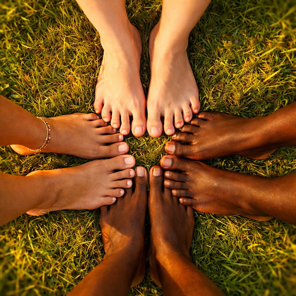 Diverse barefoot community